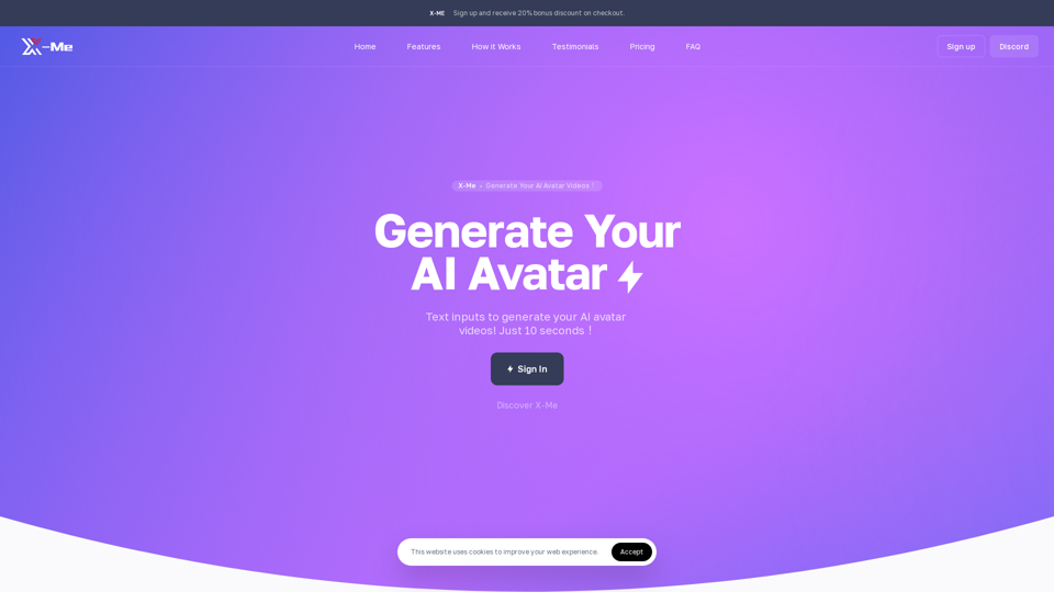 X-Me: Generate Your AI Avatar Videos!