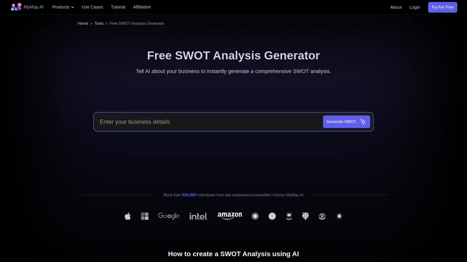 Free SWOT Analysis Generator: AI-Powered Insights in Minutes