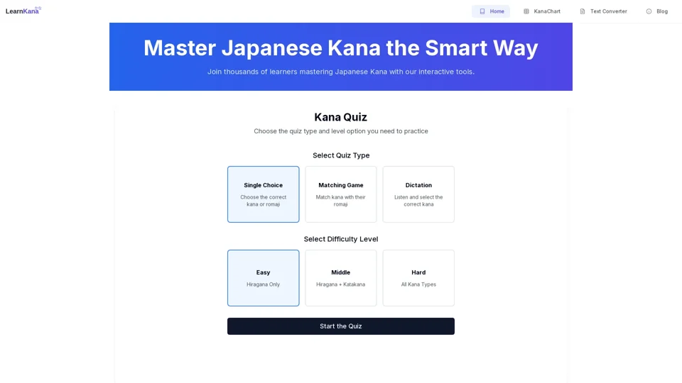 LearnKana Pro: Master Japanese Kana with Interactive Tools