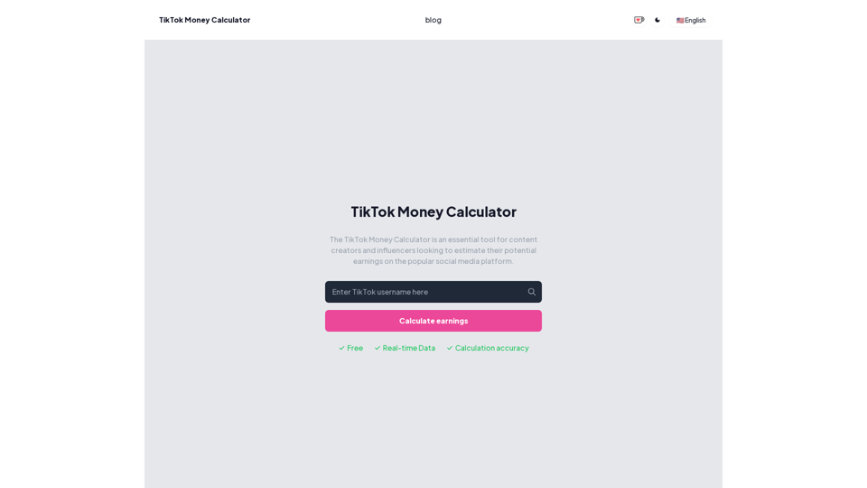 TikTok Money Calculator