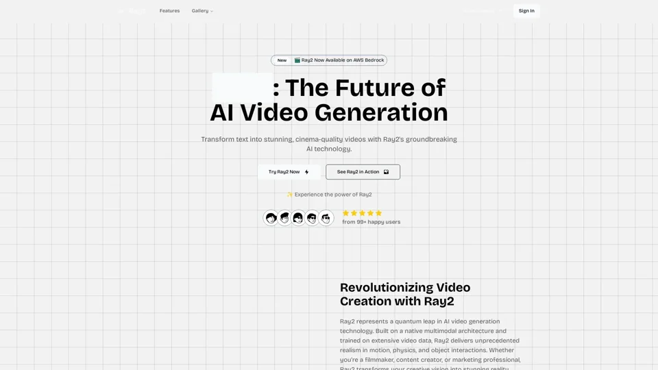 Ray2: Revolutionizing AI Video Generation with Unparalleled Realism and Quality